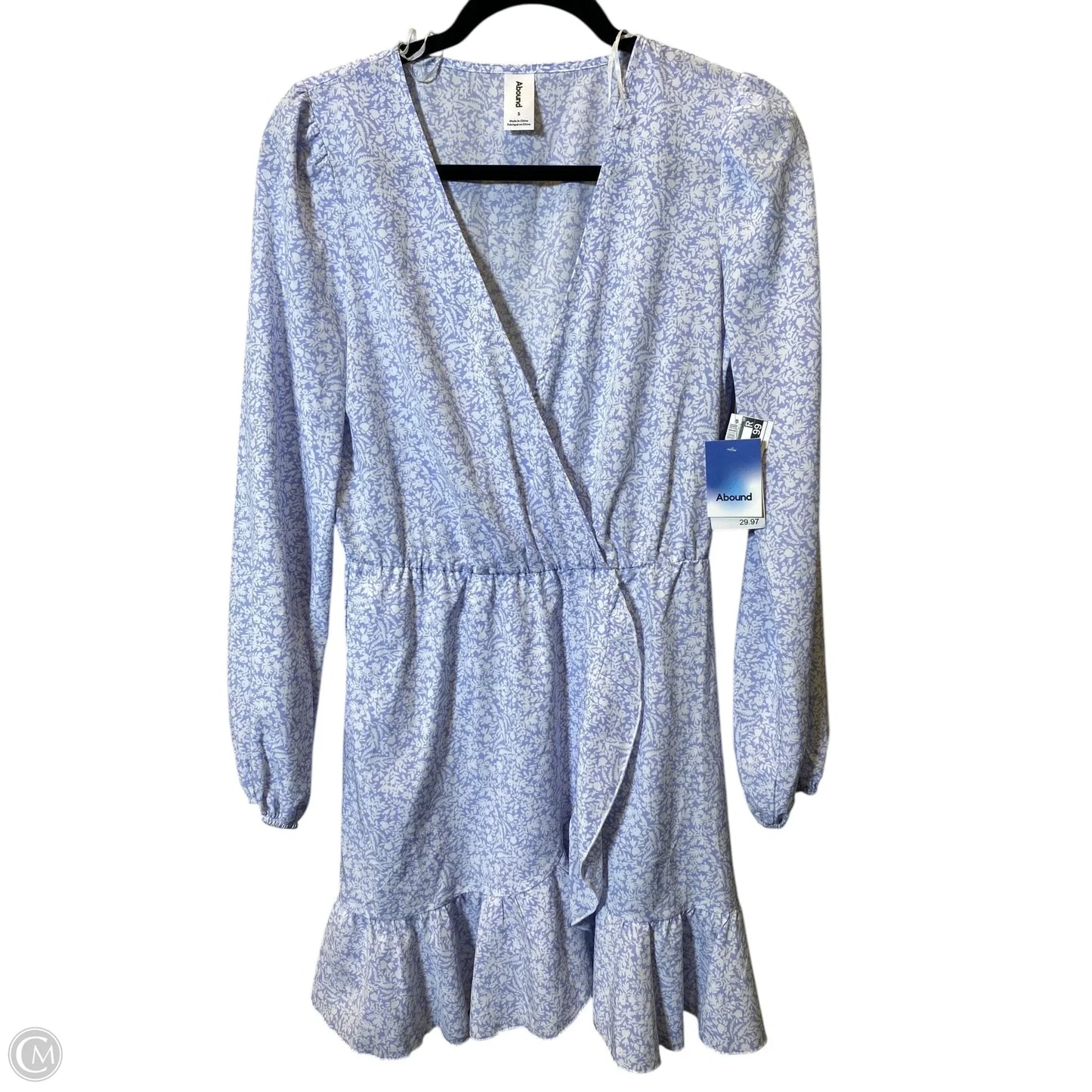 Dress Party Midi By Abound In Blue & White, Size: S