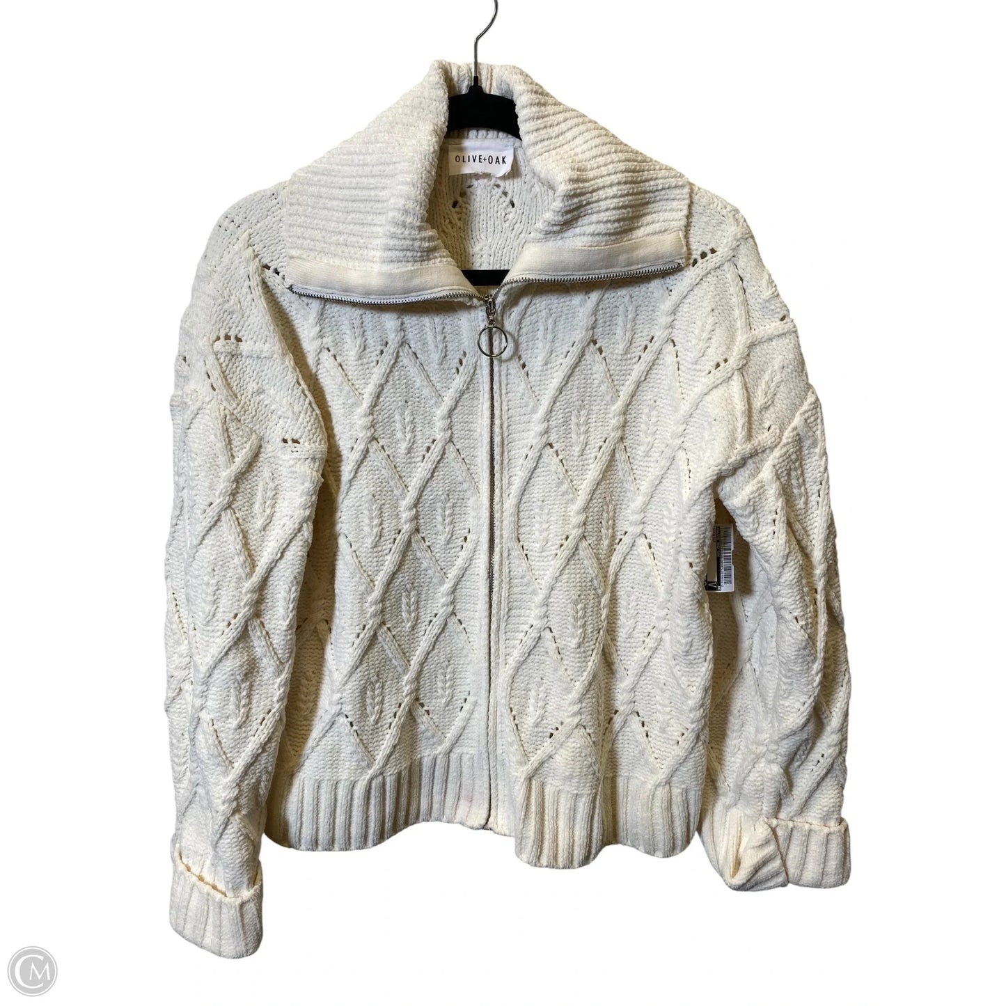 Sweater By Olive And Oak In Cream, Size: L