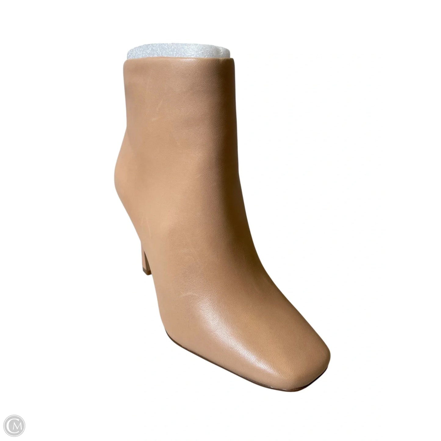 Boots Ankle Heels By Vince Camuto In Tan, Size: 5.5