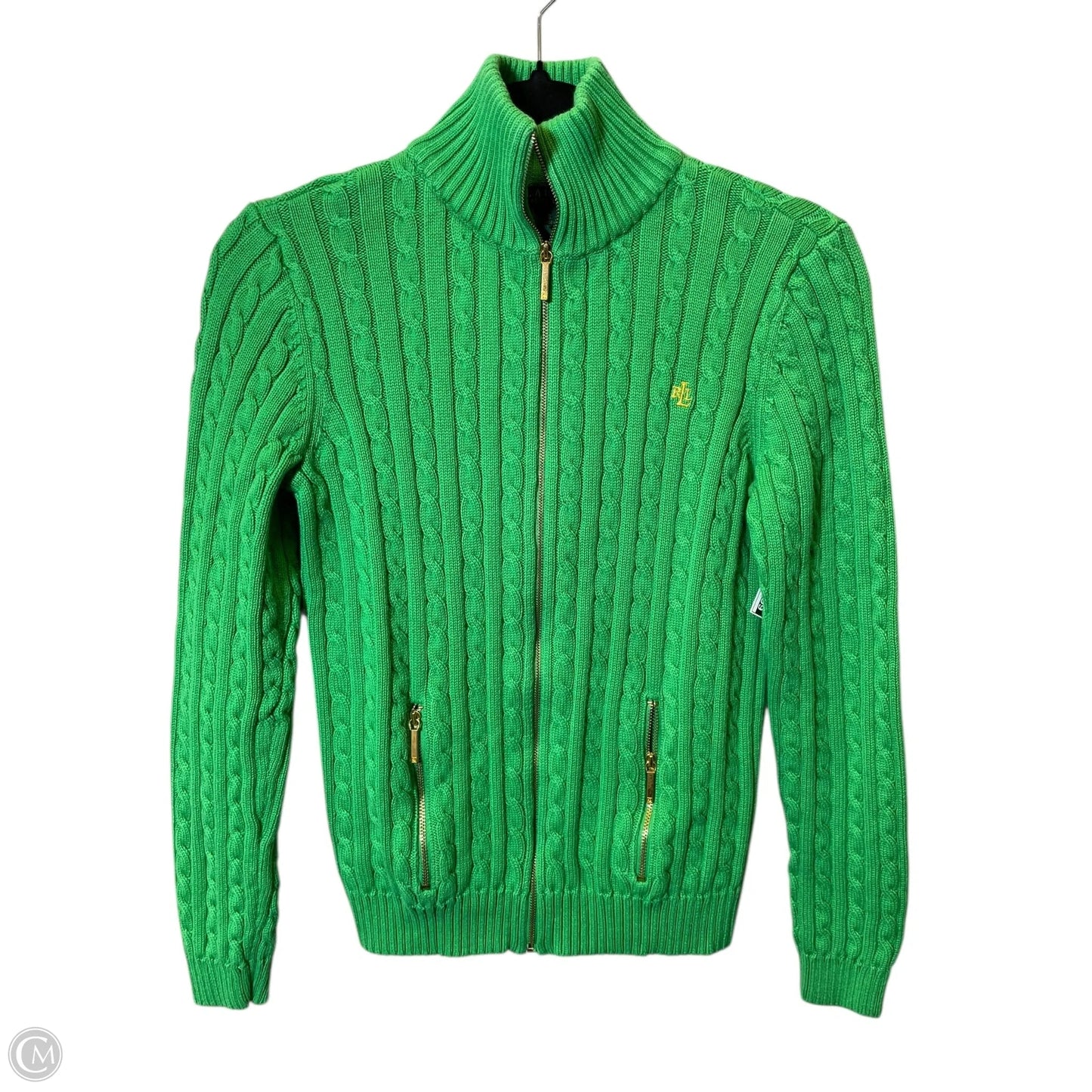 Sweater By Lauren By Ralph Lauren In Green, Size: S