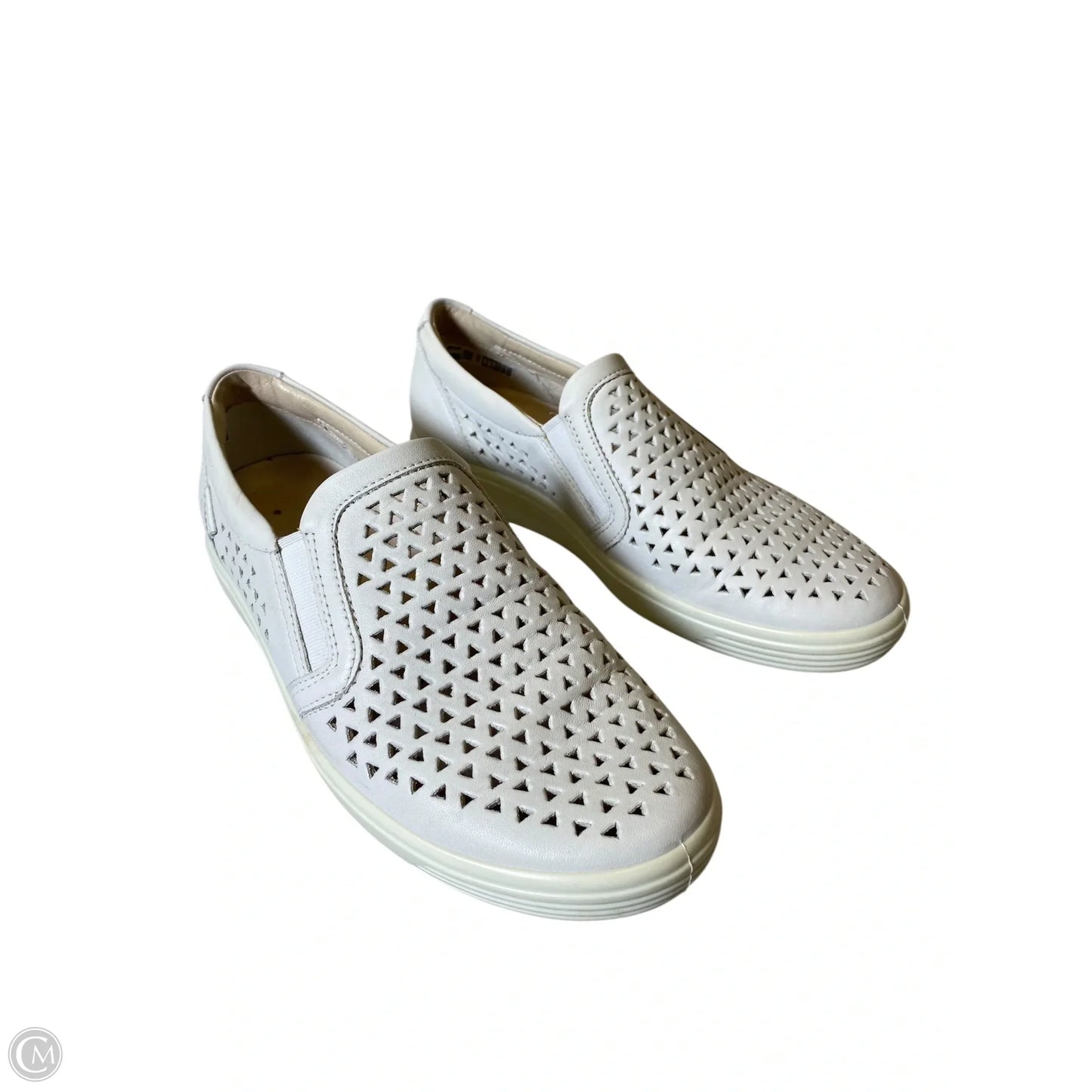 Shoes Flats By Ecco In White, Size: 7