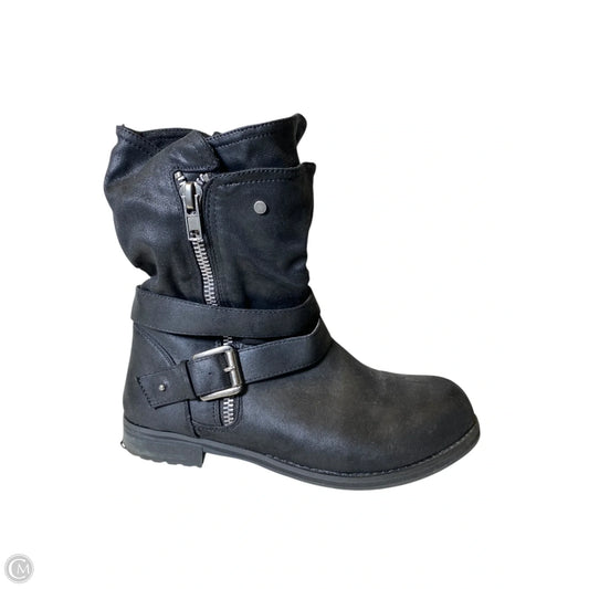 Boots Mid-calf Flats By Lane Bryant In Black, Size: 11