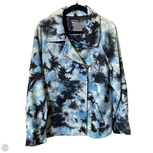 Coat Peacoat By Clothes Mentor In Multi-colored, Size: 12