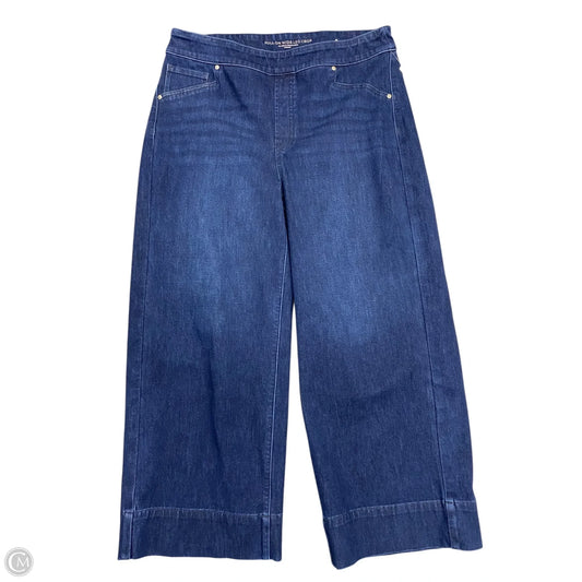 Jeans Wide Leg By Chicos In Blue Denim, Size: 12