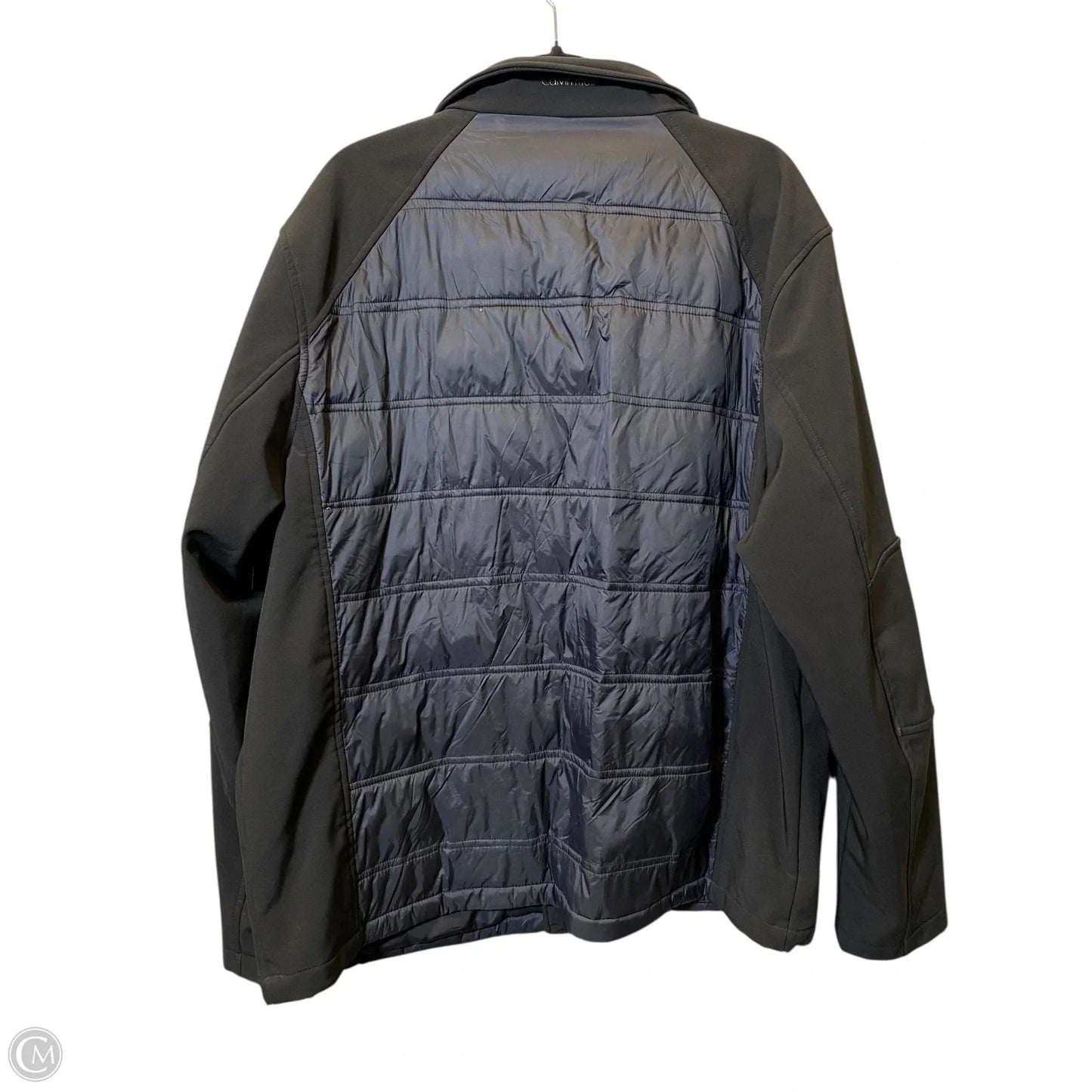 Jacket Puffer & Quilted By Calvin Klein In Black, Size: Xl