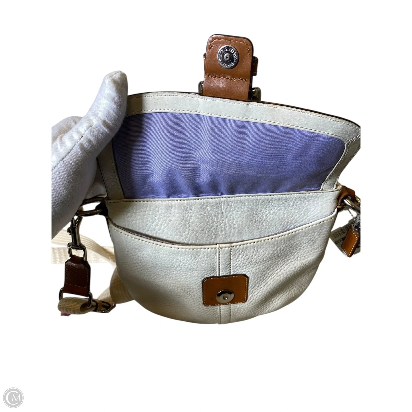 Crossbody Designer By Coach, Size: Small