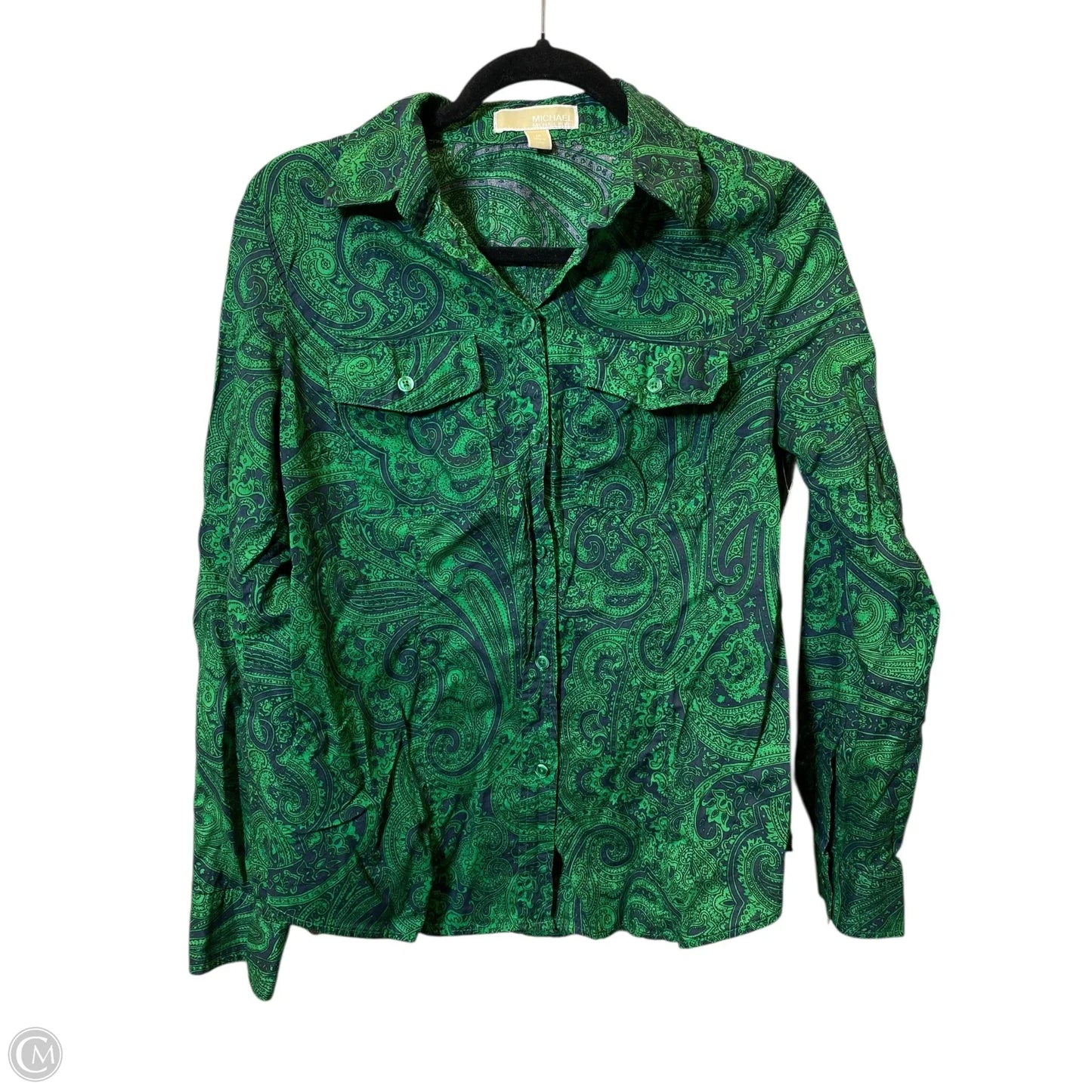 Top Long Sleeve By Michael By Michael Kors In Multi-colored, Size: M