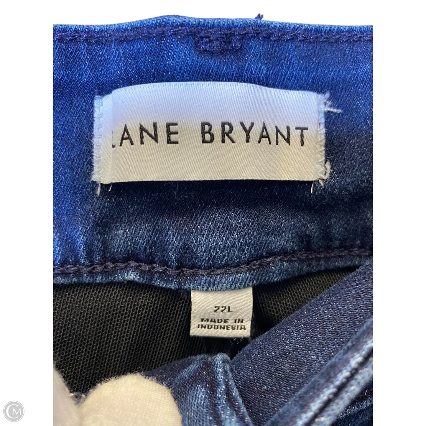 Jeans Straight By Lane Bryant In Blue Denim, Size: 22