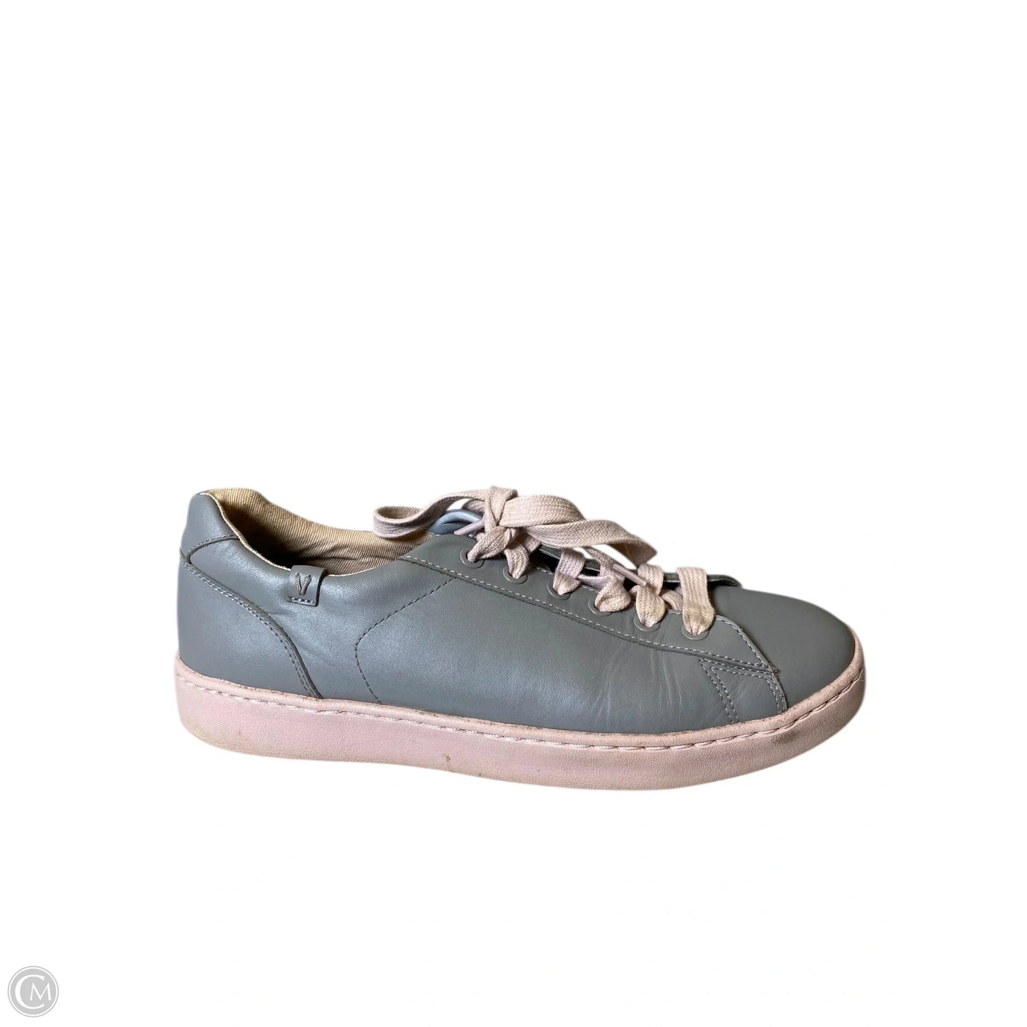Shoes Flats By Vionic In Grey & Pink, Size: 9