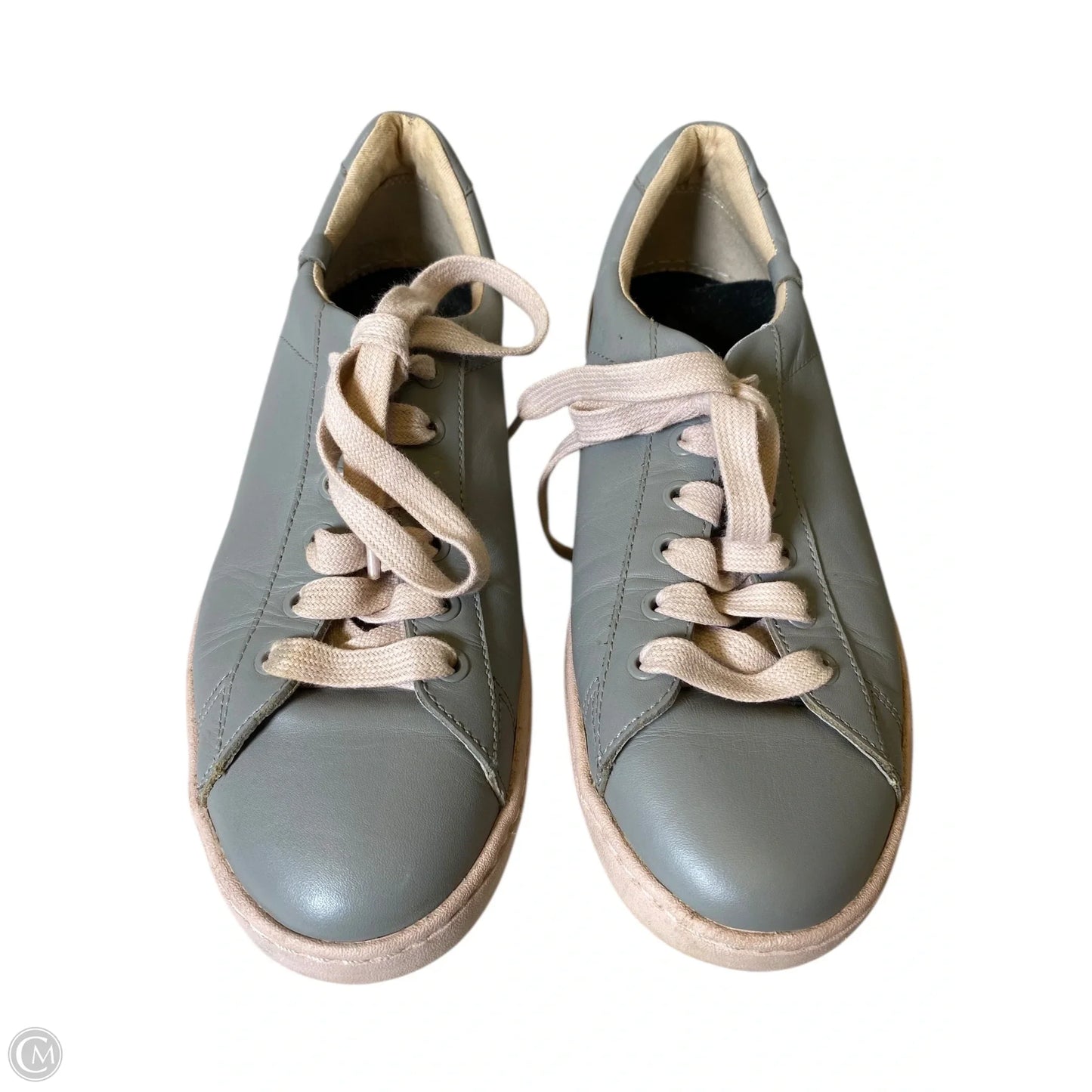 Shoes Flats By Vionic In Grey & Pink, Size: 9