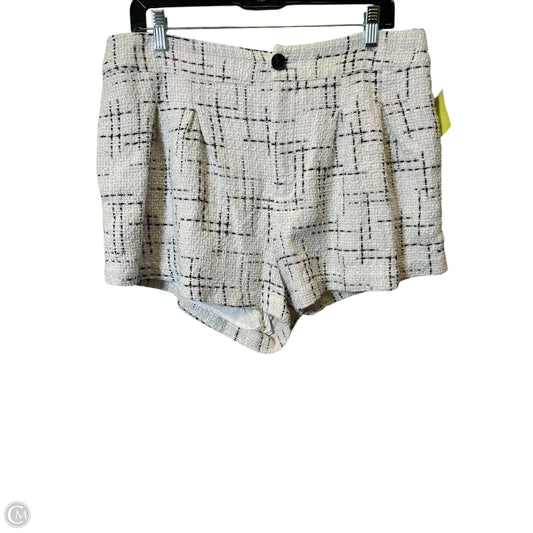 Shorts By Maeve In Black & White, Size: 14