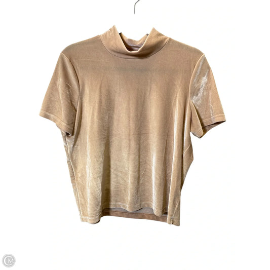 Top Short Sleeve By Madewell In Peach, Size: M