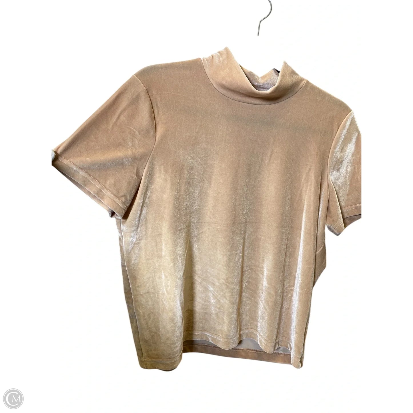 Top Short Sleeve By Madewell In Peach, Size: M