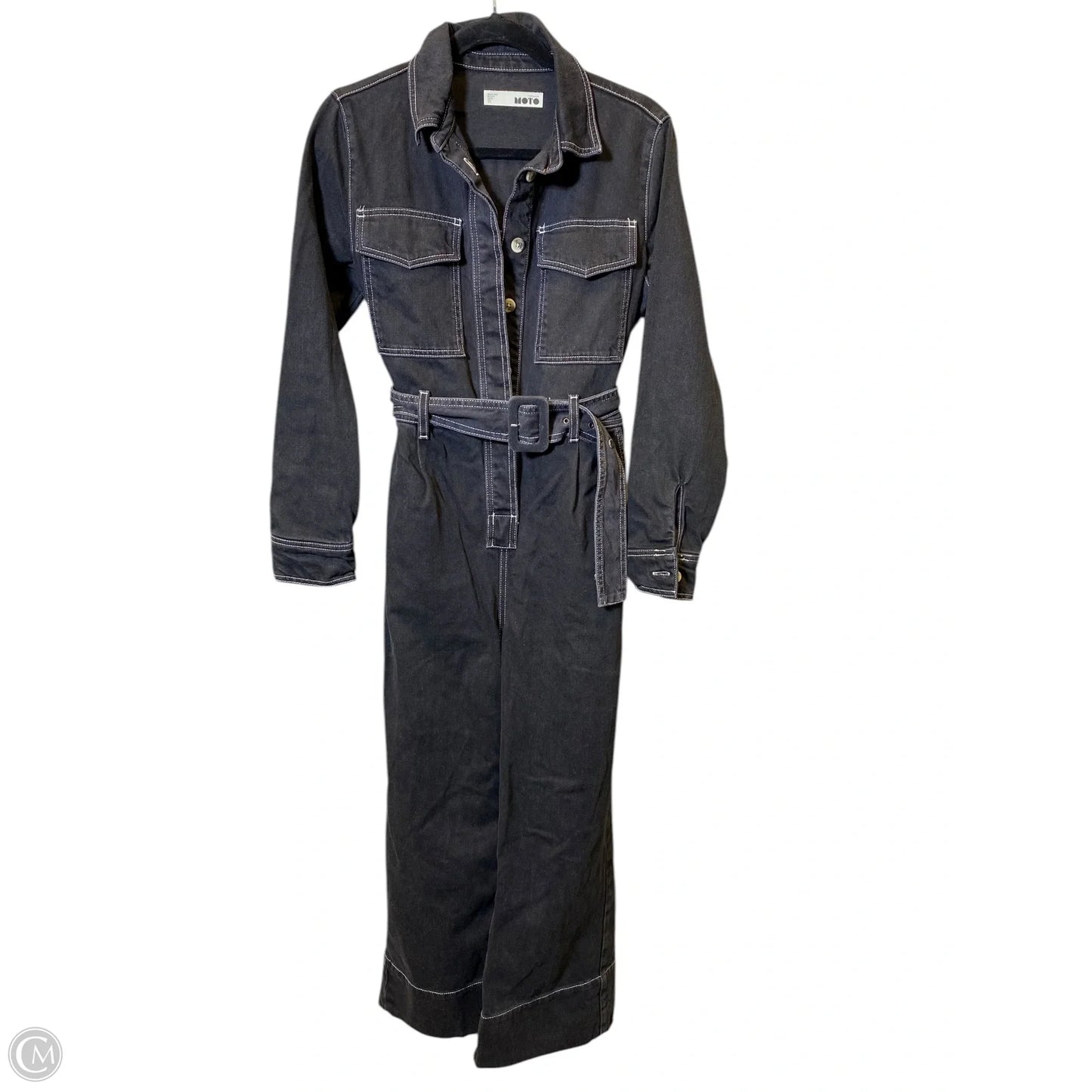 Jumpsuit By Top Shop In Black, Size: 4