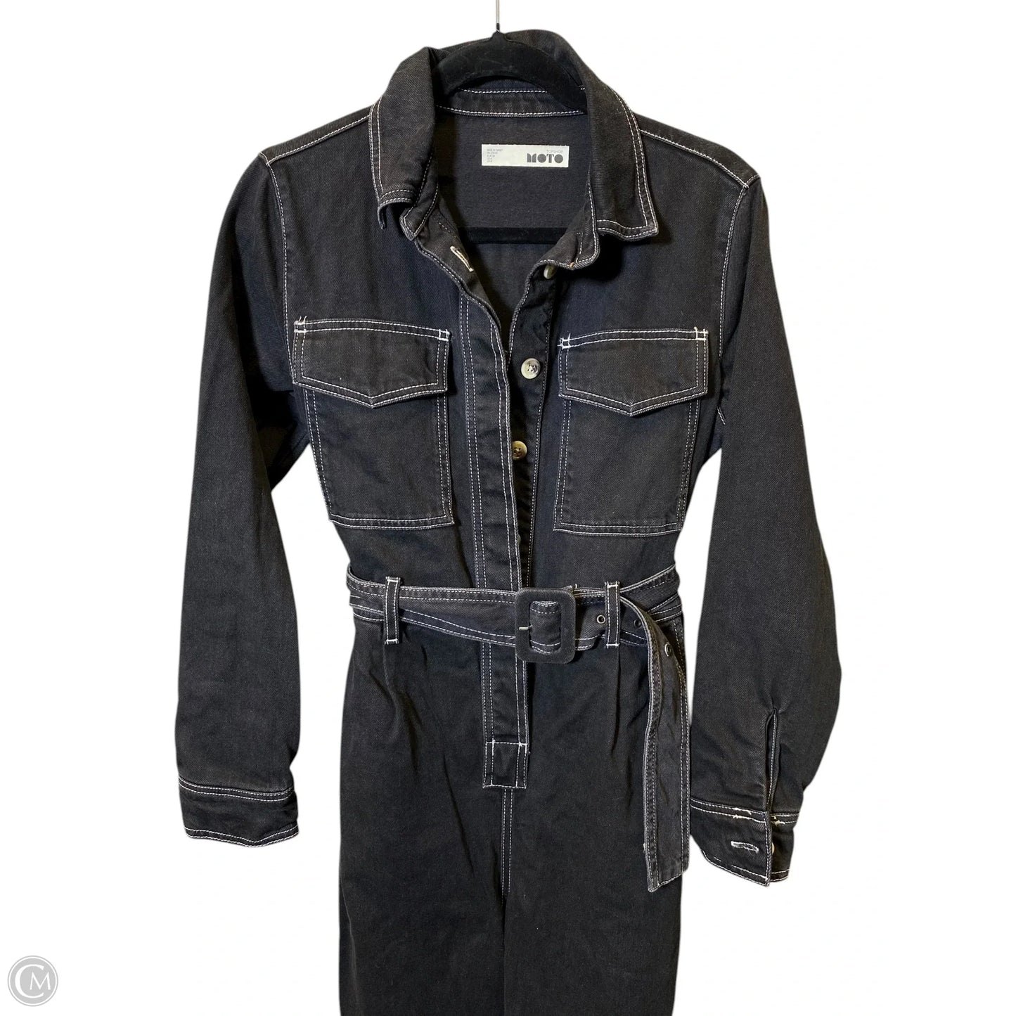 Jumpsuit By Top Shop In Black, Size: 4