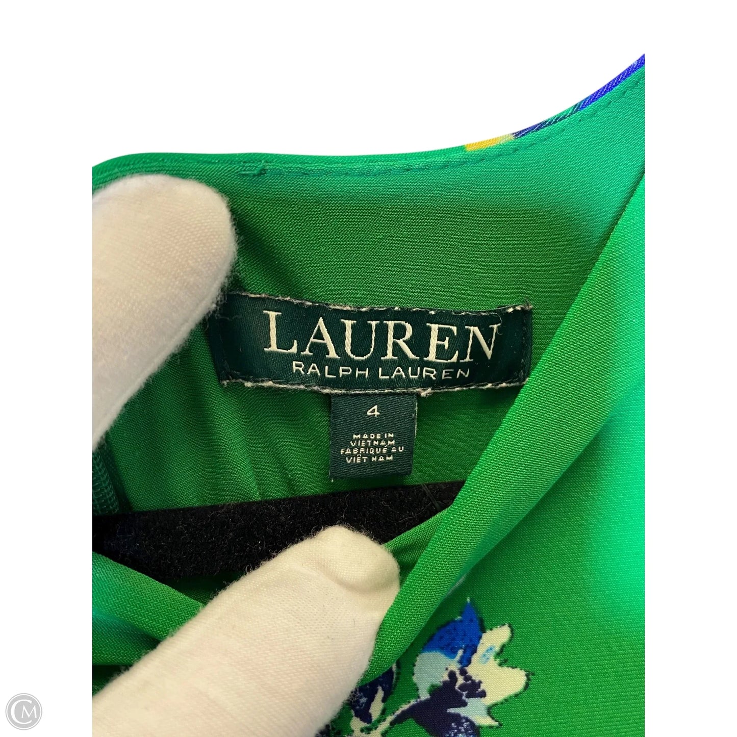 Dress Casual Midi By Lauren By Ralph Lauren In Green, Size: 4