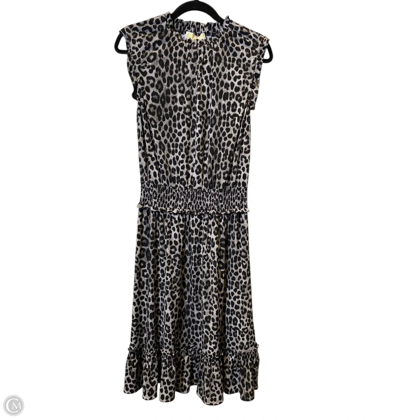 Dress Casual Midi By Michael By Michael Kors In Animal Print, Size: M