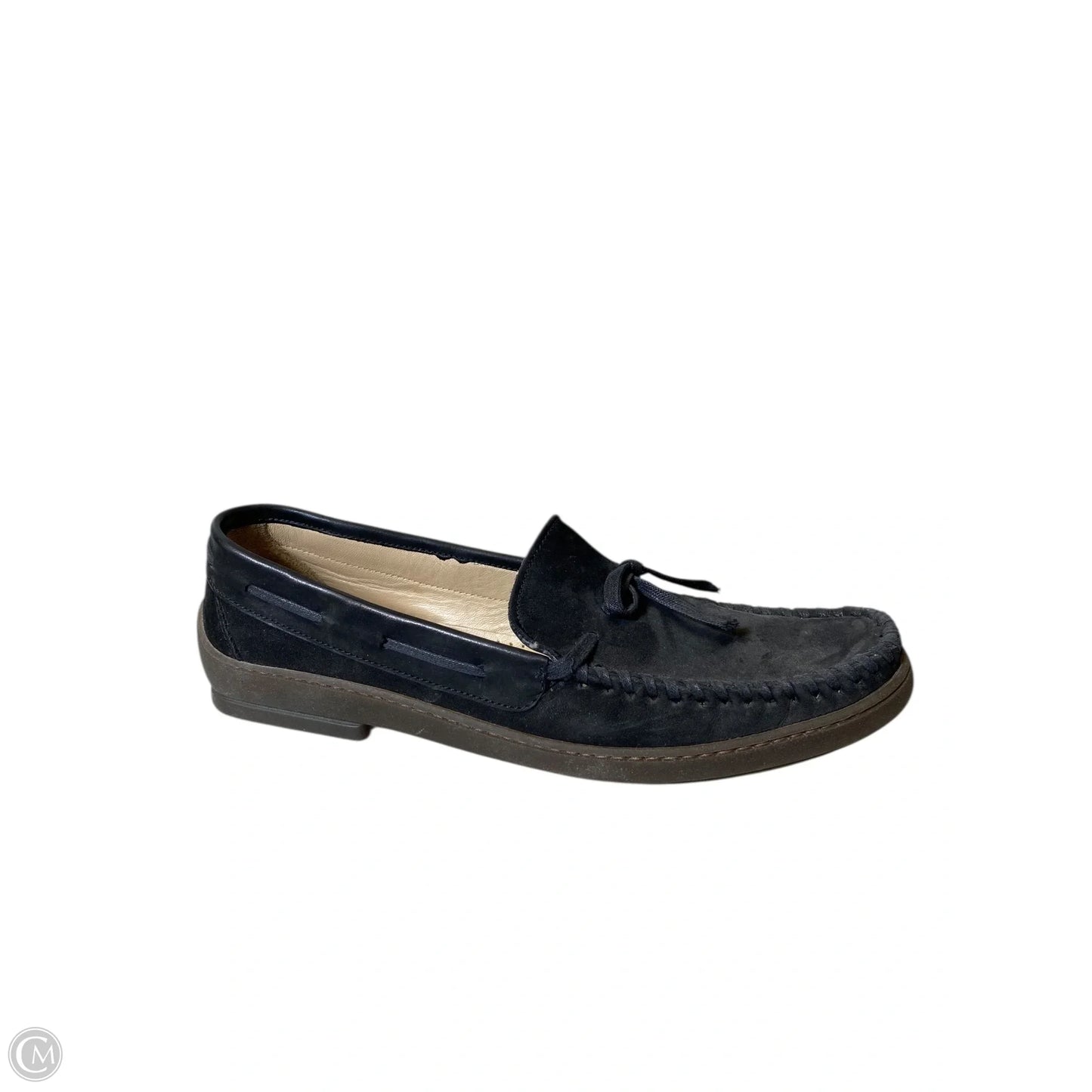 Shoes Luxury Designer By Ferragamo In Black, Size: 10