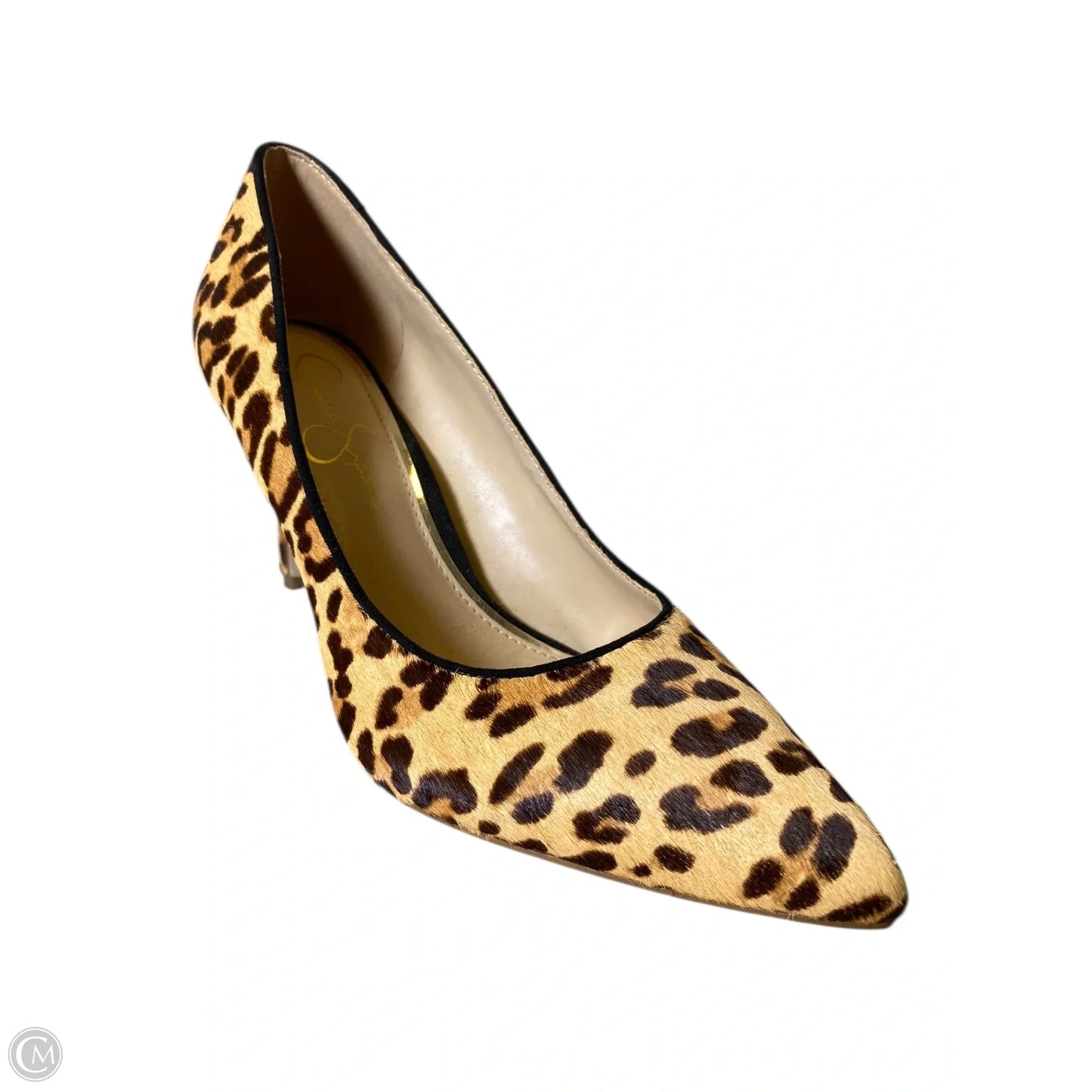 Shoes Heels Kitten By Jessica Simpson In Animal Print, Size: 8