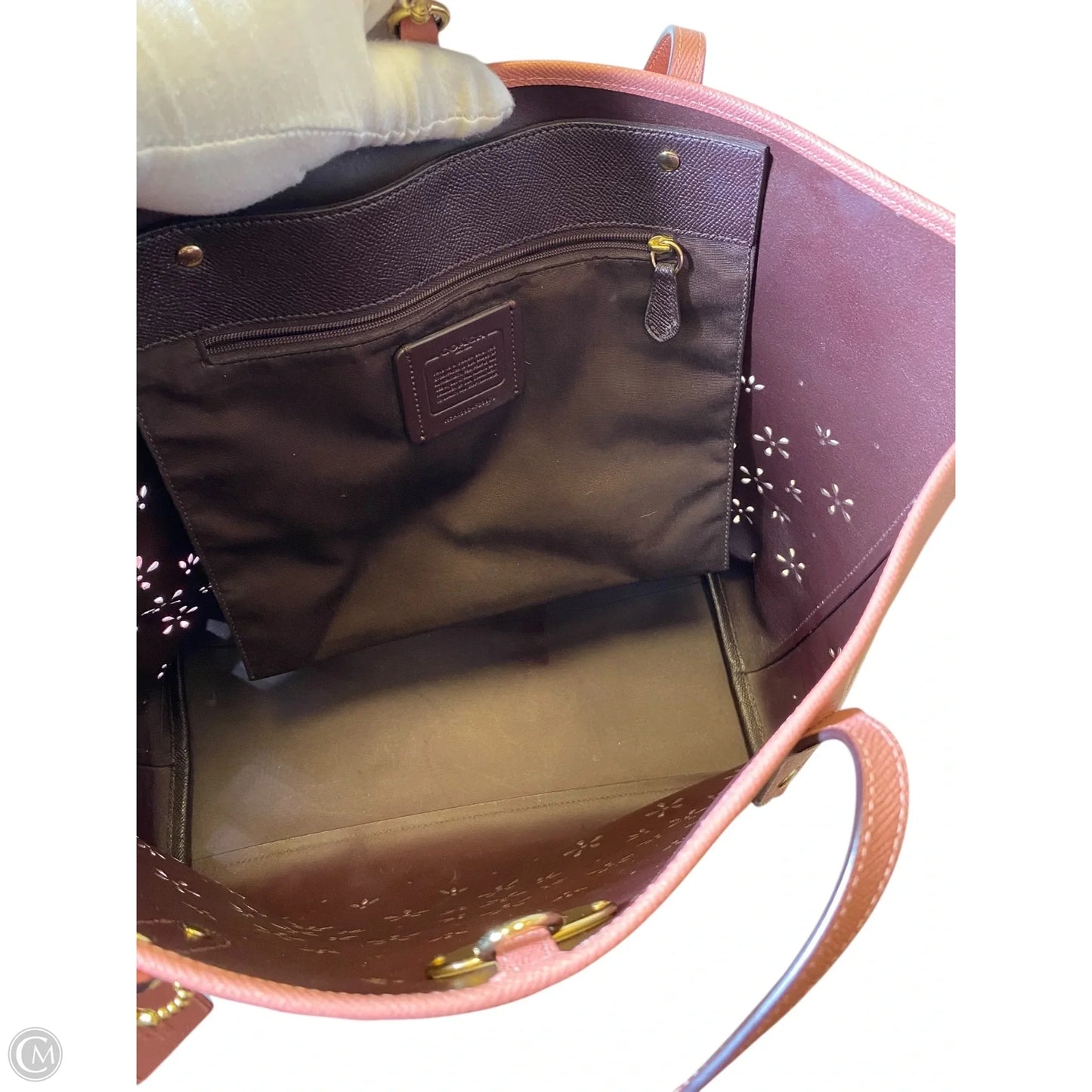 Tote Designer By Coach, Size: Large