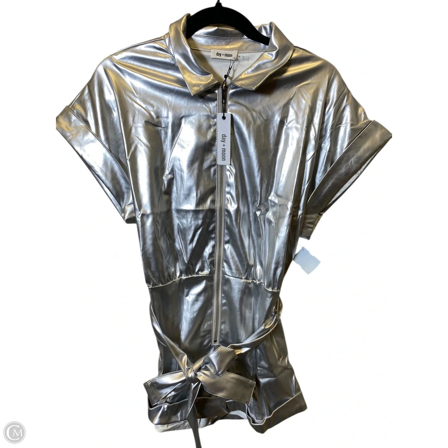 Romper By Day + Moon In Silver, Size: M