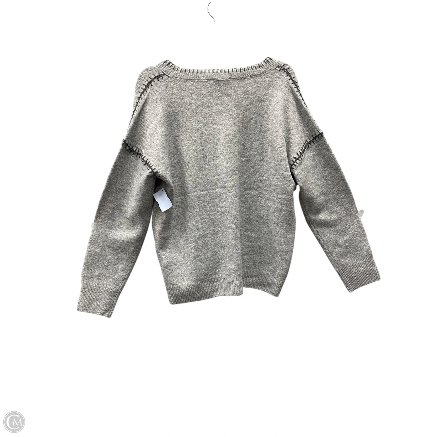 Sweater By Cece In Grey, Size: L