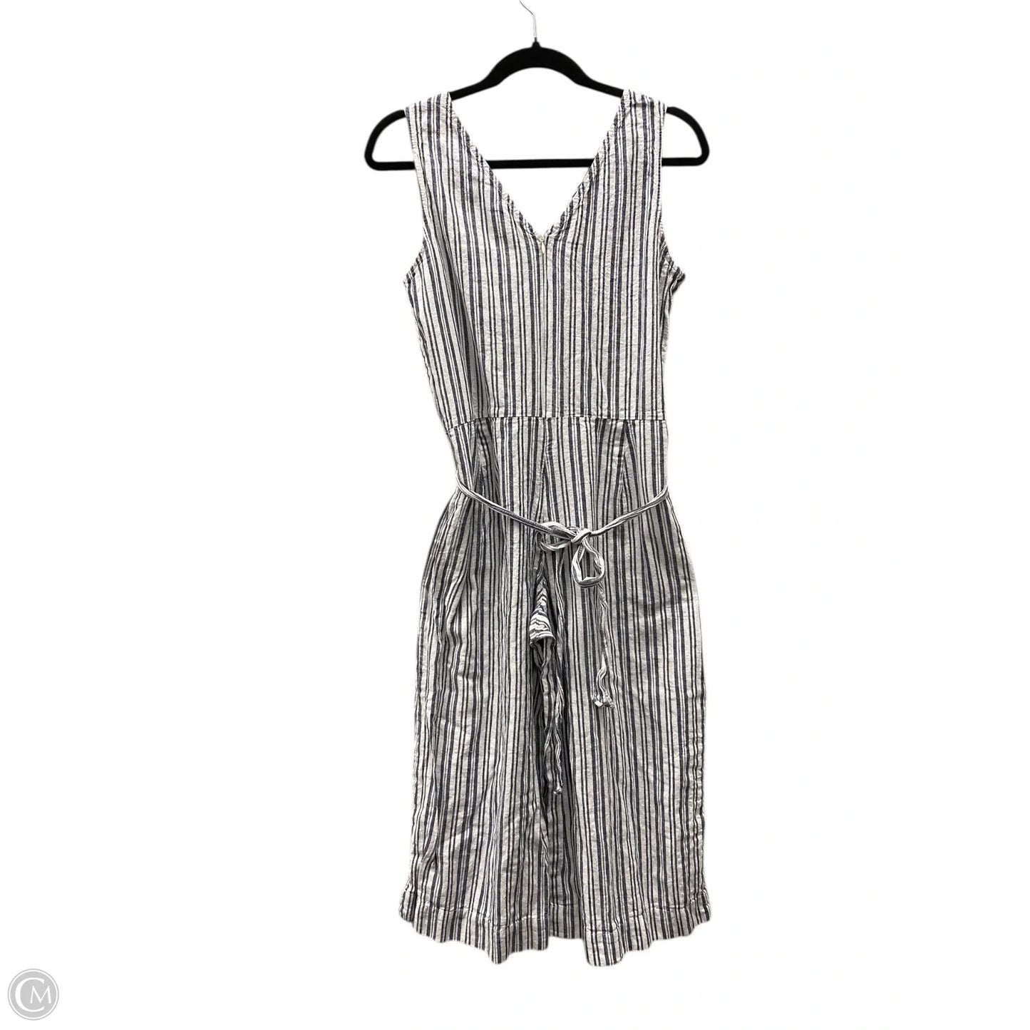 Overalls By Beachlunchlounge In Blue & White, Size: M