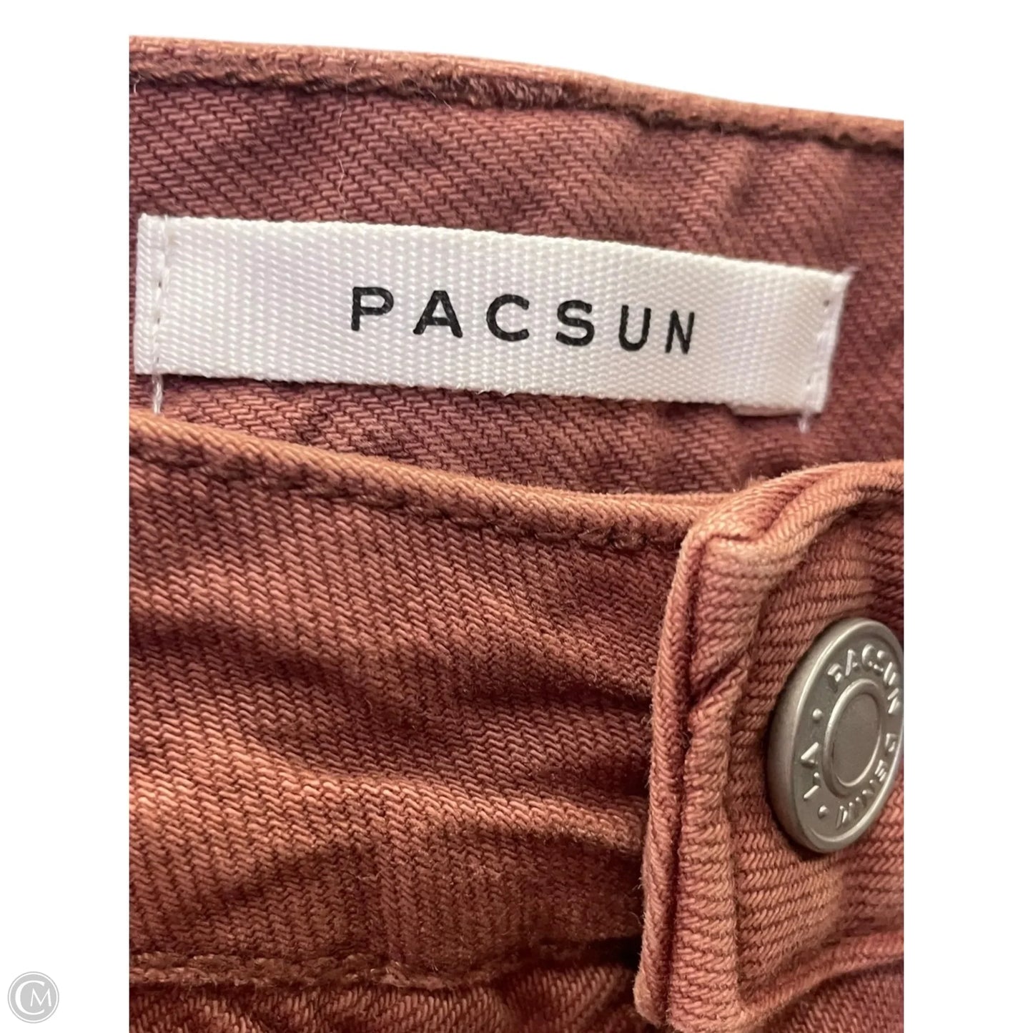 Jeans Boyfriend By Pacsun In Maroon, Size: 8