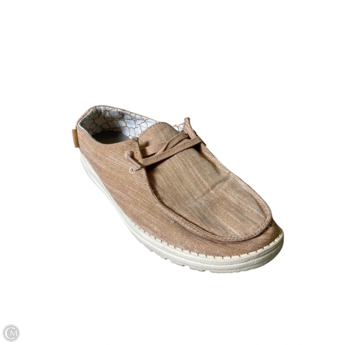 Shoes Flats By Hey Dude In Rose Gold, Size: 10