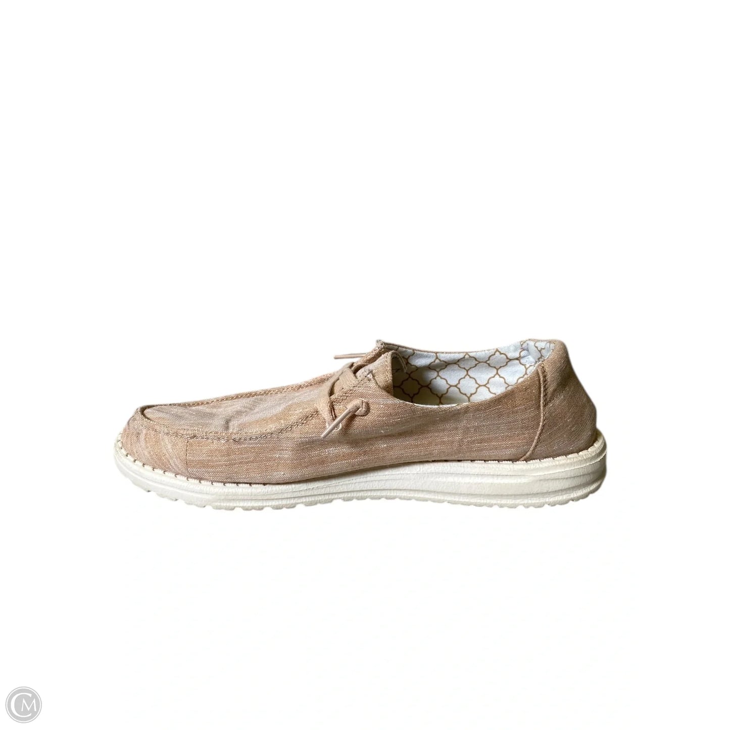 Shoes Flats By Hey Dude In Rose Gold, Size: 10