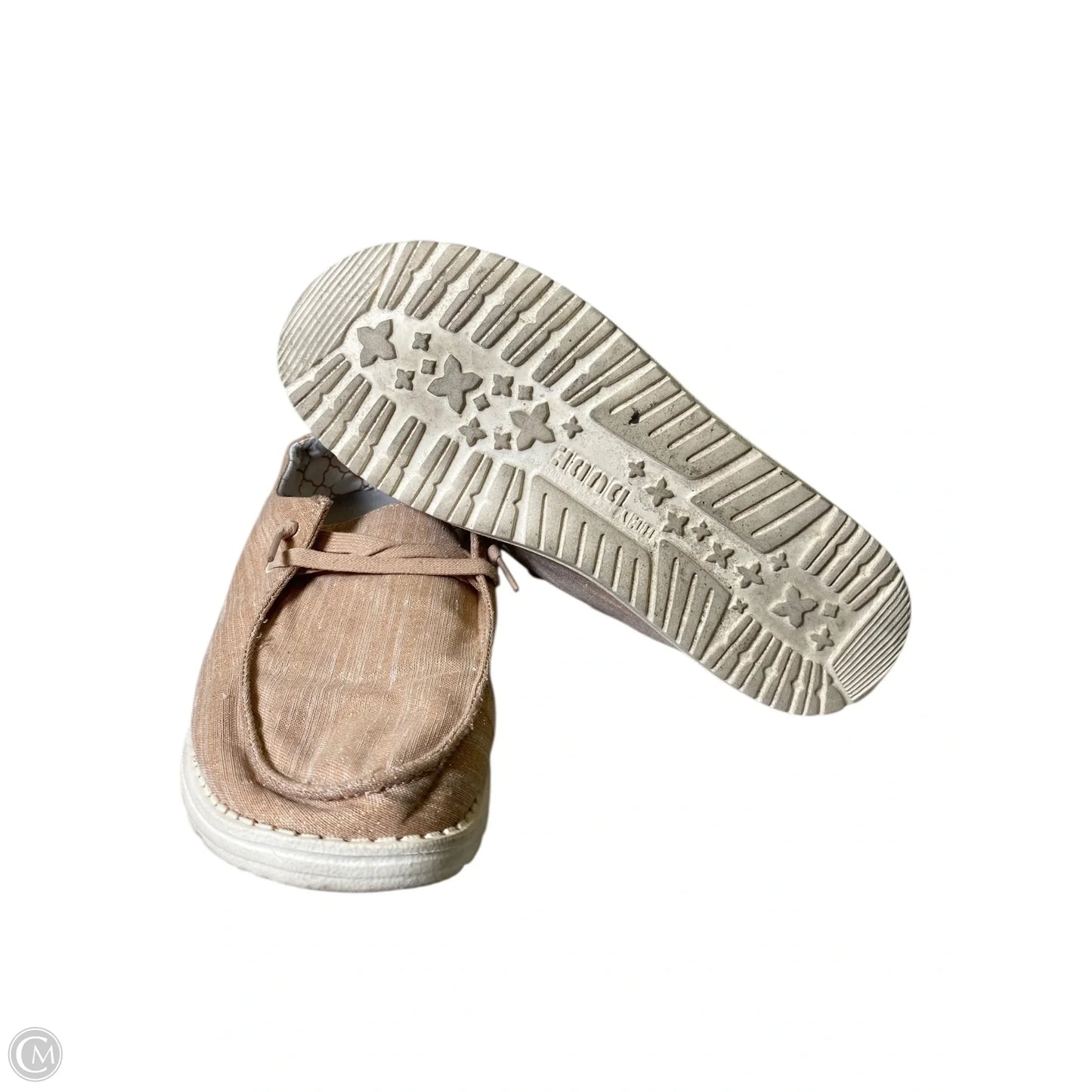 Shoes Flats By Hey Dude In Rose Gold, Size: 10