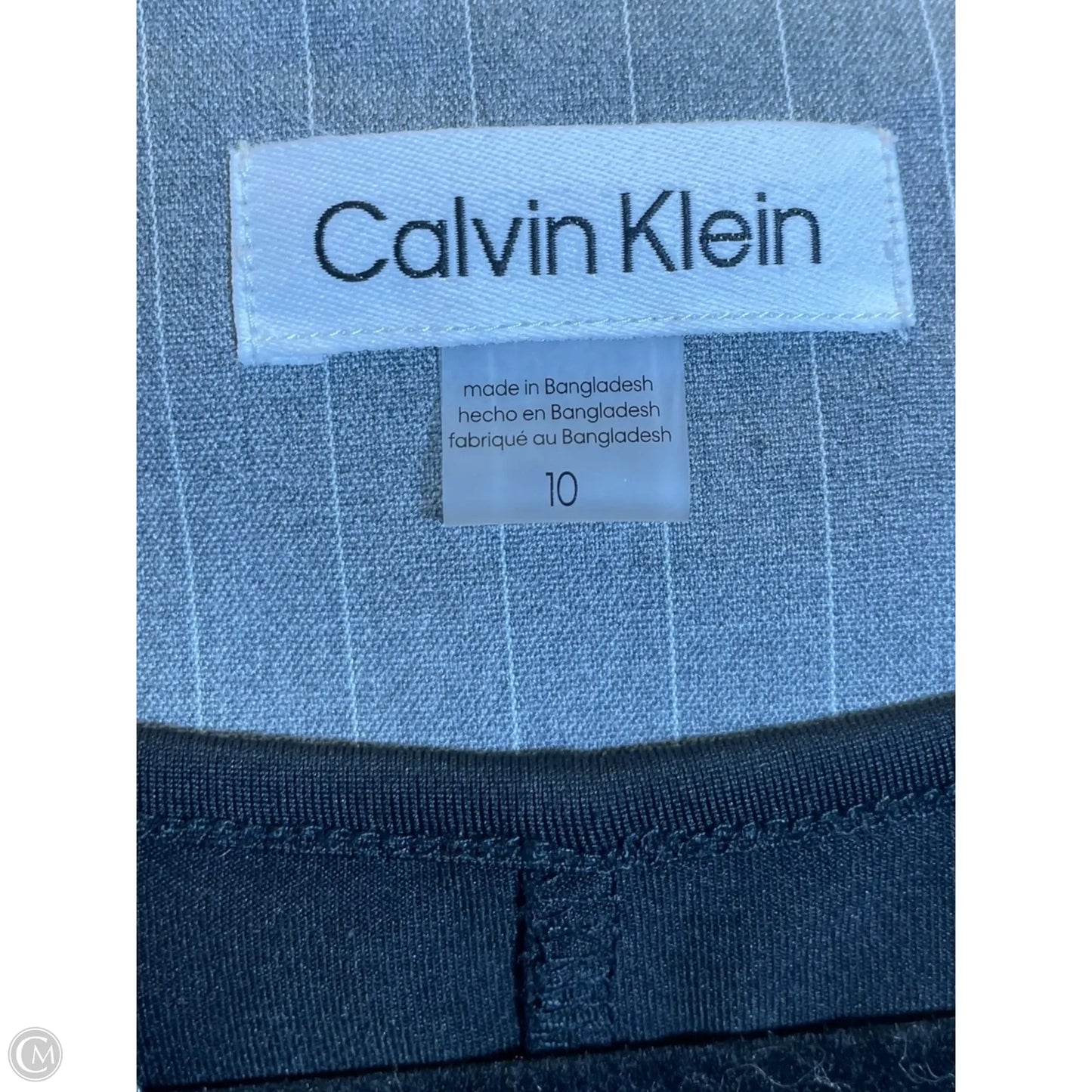 Vest Other By Calvin Klein In Grey, Size: M