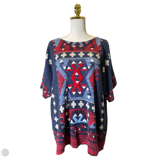 Top Short Sleeve By Double D Ranch In Multi-colored, Size: M