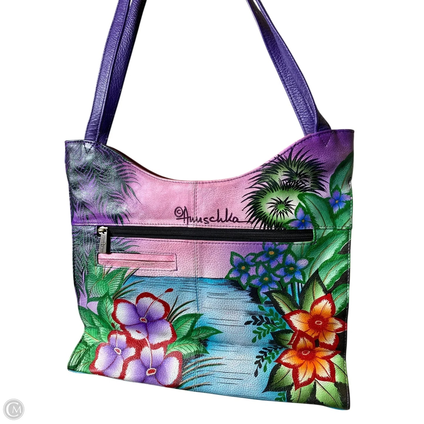 Handbag By Anuschka, Size: Medium