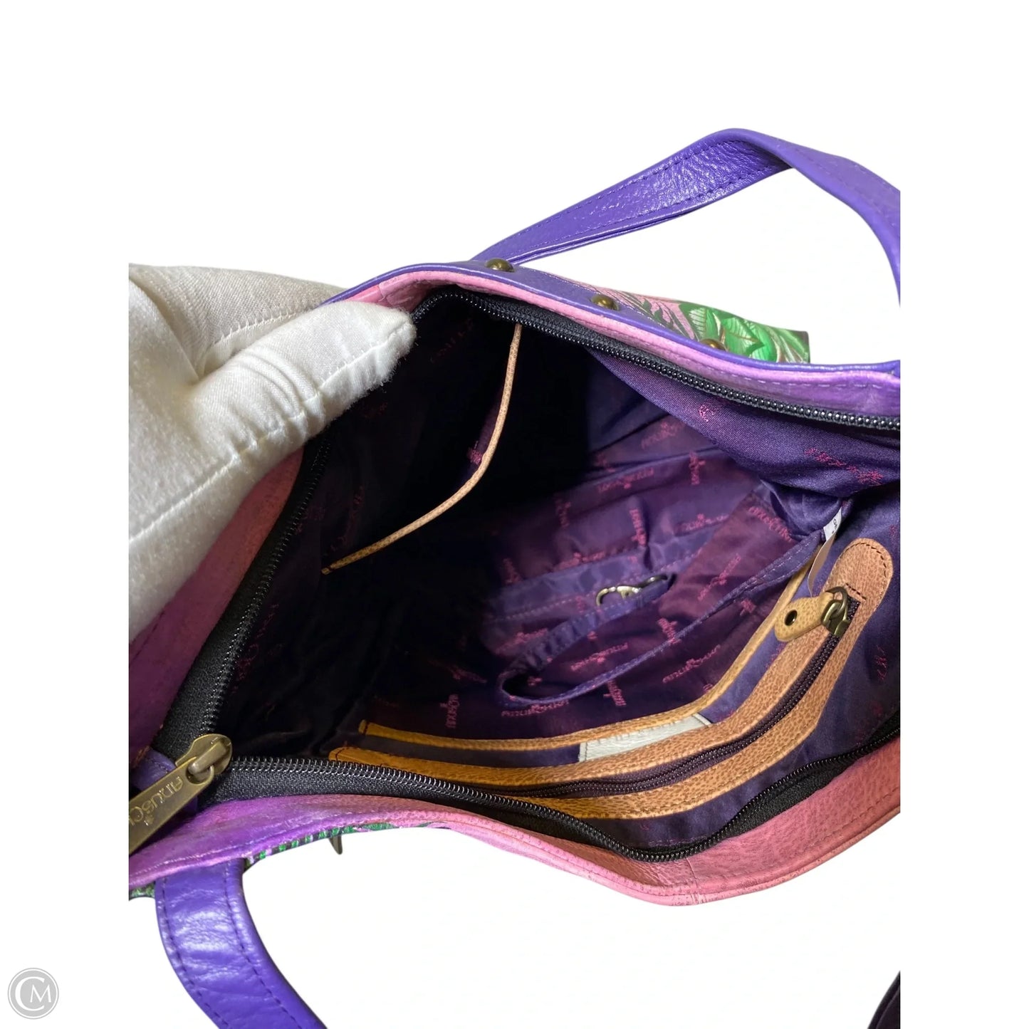 Handbag By Anuschka, Size: Medium