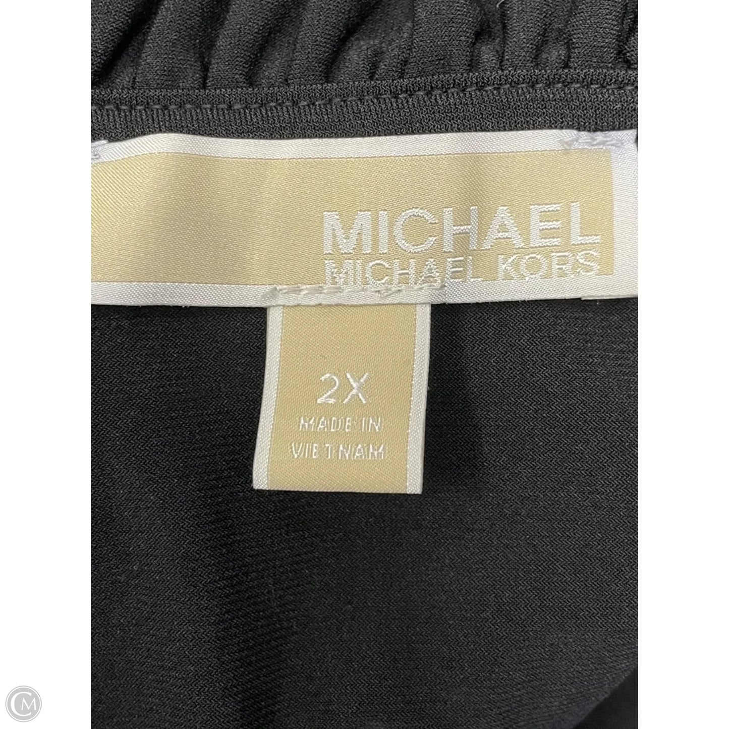 Dress Casual Midi By Michael By Michael Kors In Black, Size: 2x