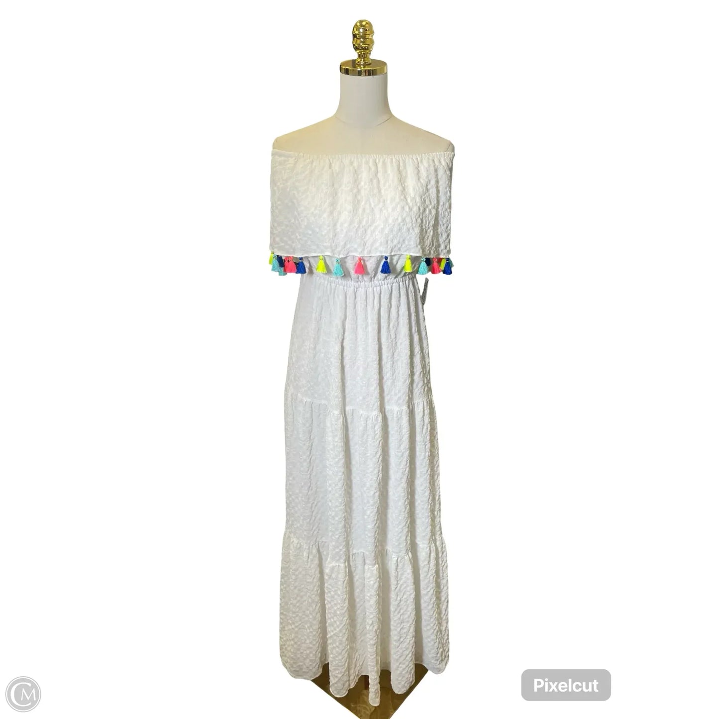Dress Designer By Lilly Pulitzer In White, Size: L