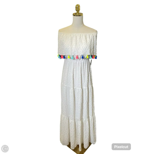 Dress Designer By Lilly Pulitzer In White, Size: L