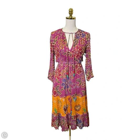 Dress Casual Midi By Farm Rio In Multi-colored, Size: M