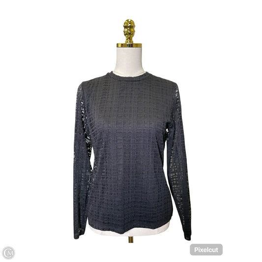 Top Long Sleeve By Jade In Black, Size: L