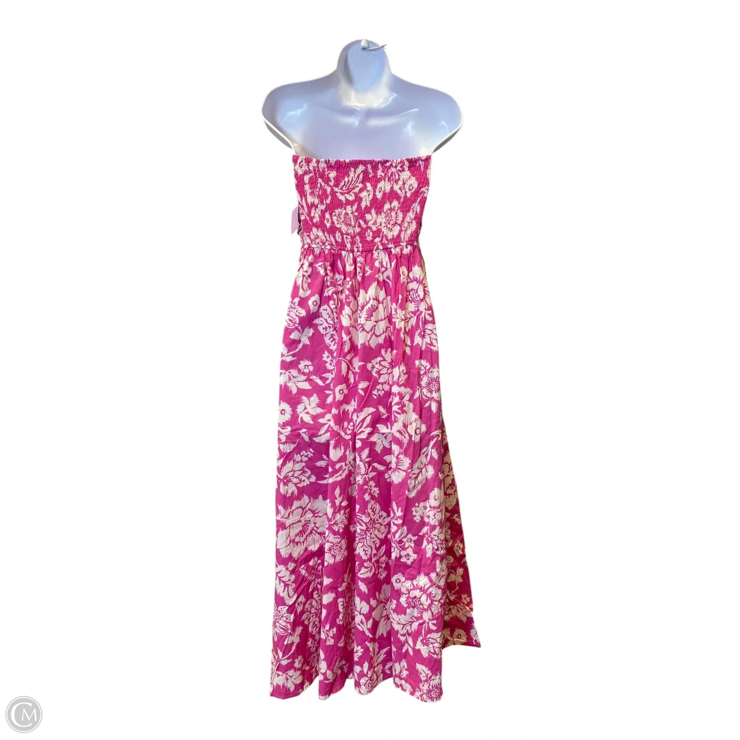 Jumpsuit By Aakaa In Pink & White, Size: L