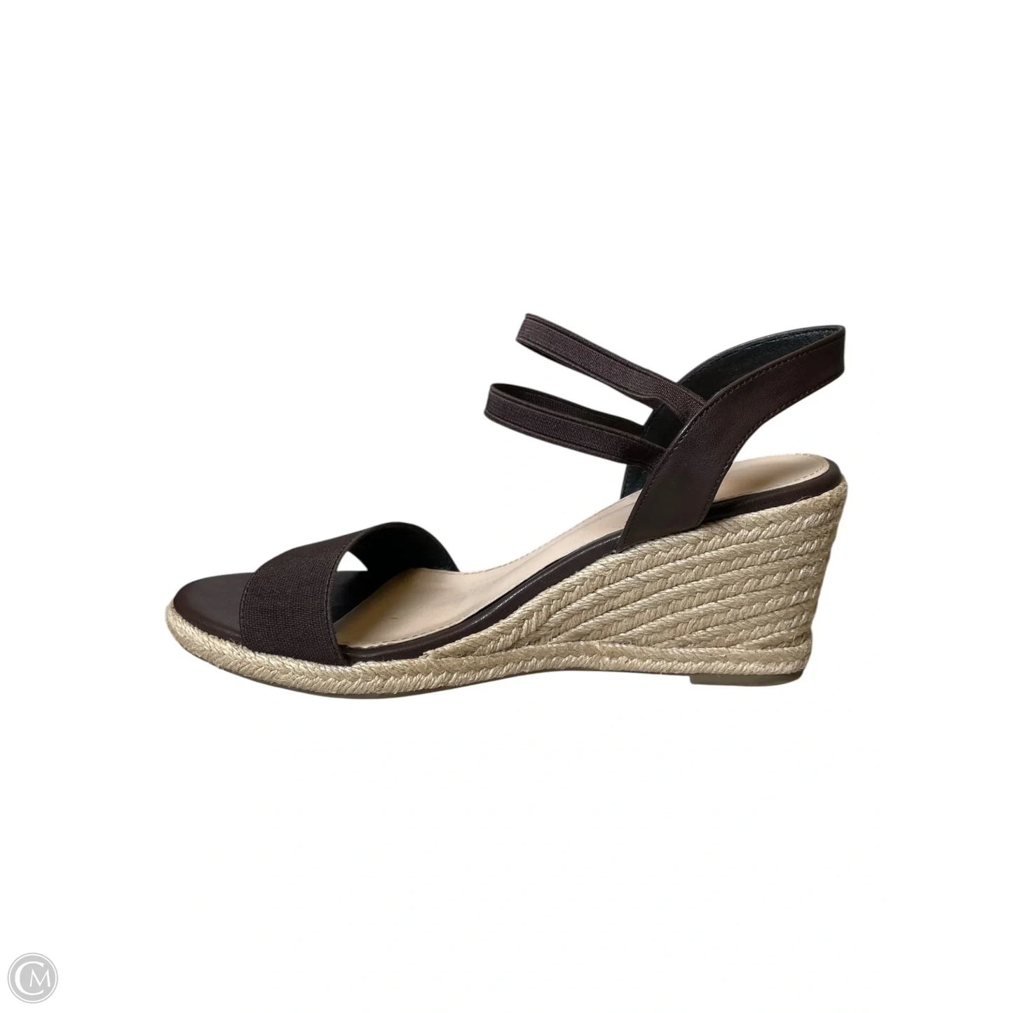 Shoes Heels Wedge By Clothes Mentor In Brown, Size: 9