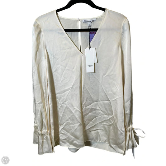Top Long Sleeve By Elizabeth And James In Cream, Size: Xs