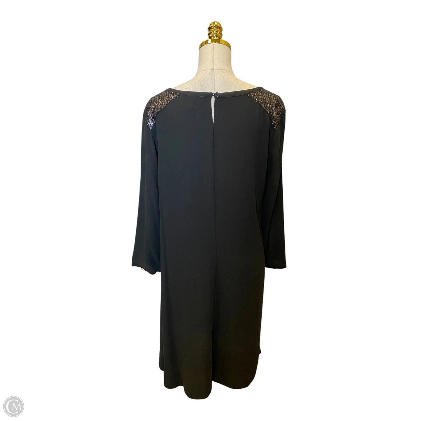 Dress Casual Midi By Eileen Fisher In Black, Size: L