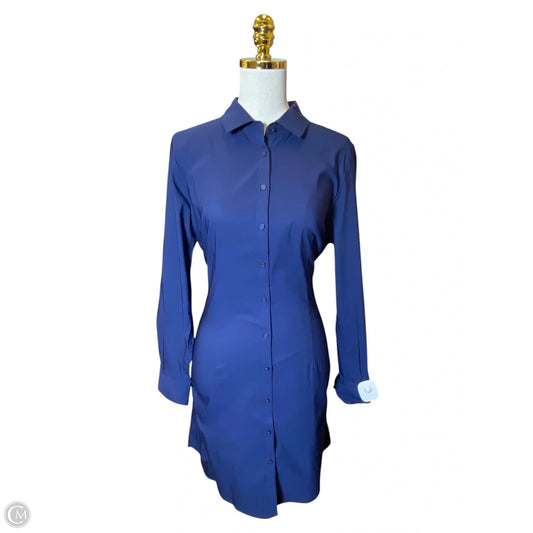 Dress Casual Midi By Clothes Mentor In Navy, Size: L