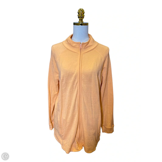 Athletic Jacket By Talbots In Orange, Size: 1x