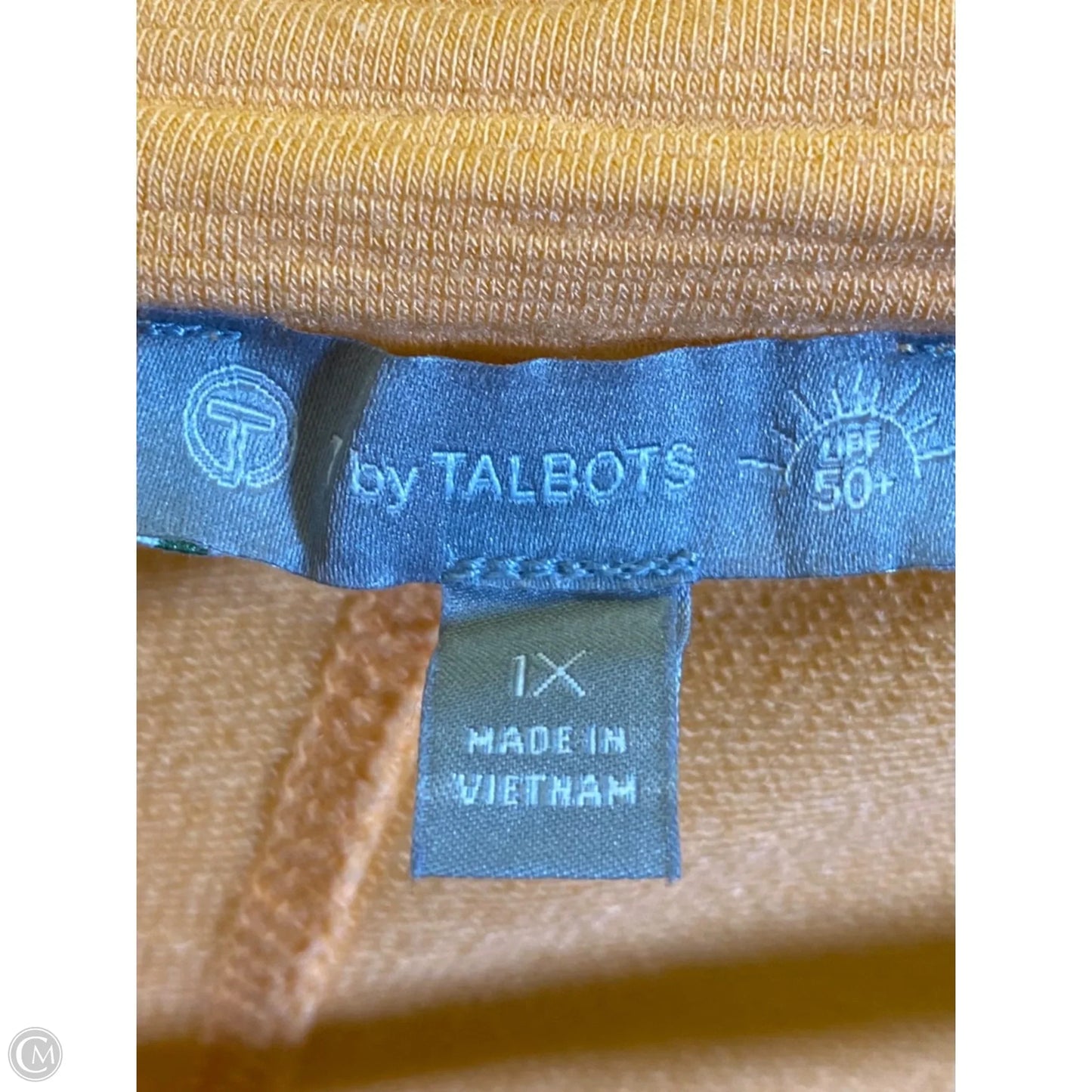 Athletic Jacket By Talbots In Orange, Size: 1x