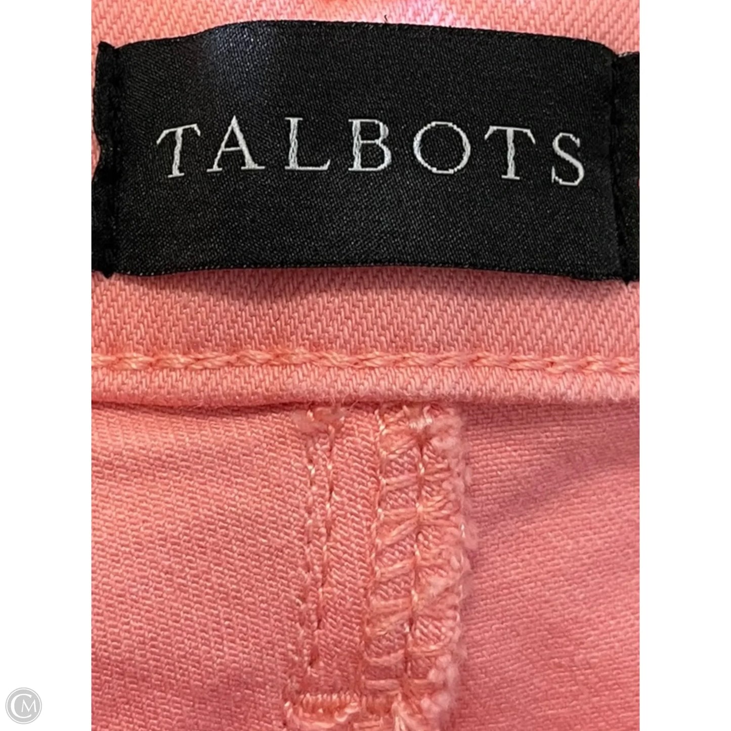 Jeans Skinny By Talbots In Pink, Size: 10