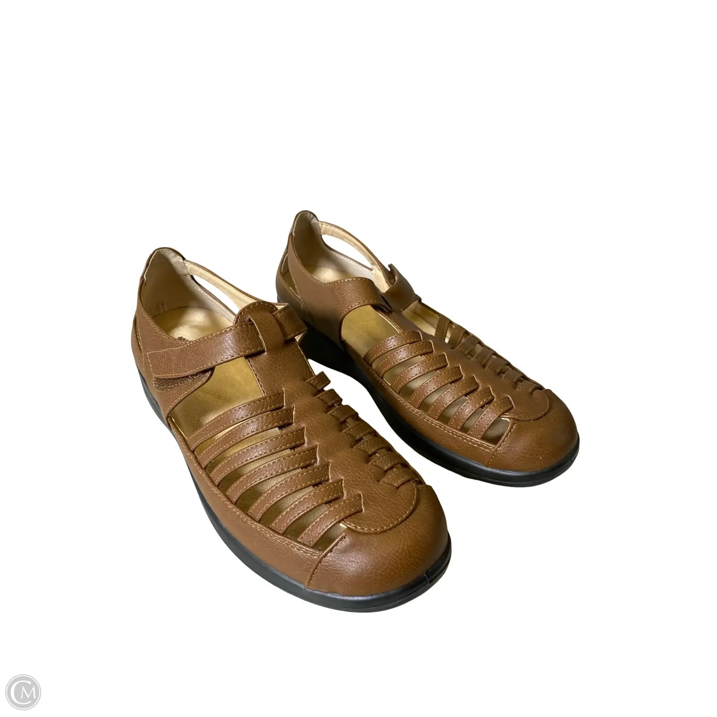 Shoes Flats By Easy Street In Brown, Size: 9