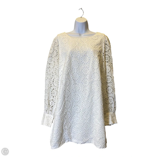 Dress Designer By Lilly Pulitzer In White, Size: L